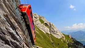 İsviçre'de nefes kesici tren yolculuğu