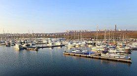 Yat fuarında marinalı villa!