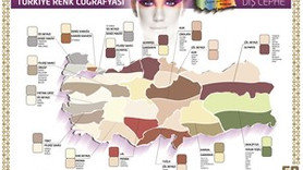 Bu da Türkiye'nin renk haritası!