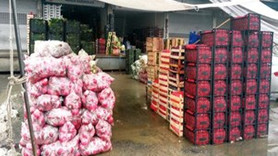 Kar meyve sebze hallerini etkiledi