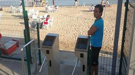 Caddebostan 1 Plajı'na artık İstanbul Kart girilebiliyor