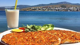 Bodrum menüsü: Lahmacun-ayran 70 lira