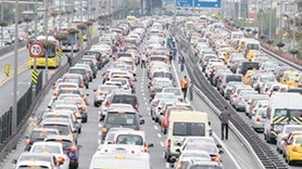 Trafikteki araç sayısı yüzde 33 arttı!