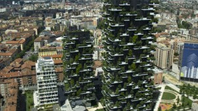 Milano'nun ortasında gökyüzüne yükselen bir orman