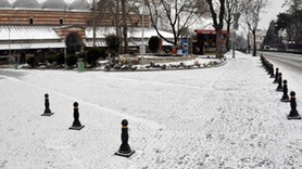 Tekirdağ'da yılın ilk karı yağdı