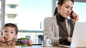 Çalışan anneye 1080 lira bakıcı desteği