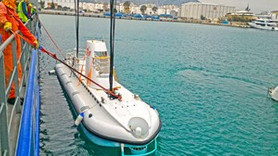 Türkiye'nin ilk turistik denizaltısı Antalya'da denize indi