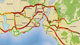 İstanbul'da trafik durdu