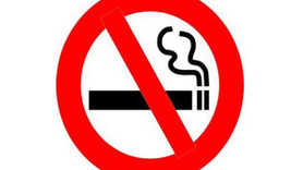 Açık havada sigara içmeye yasak