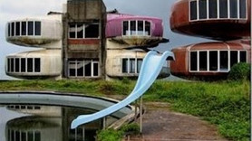 Tayvan'da inşa edilen UFO köyü kaderine terk edildi