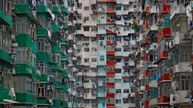 İşte Hong Kong'un iç içe geçmiş binaları!