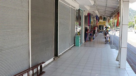 Antalya'da esnaf kepenk indirdi! 393 dükkan boş
