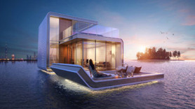 Aslında bu gördüğünüz gemi değil ev! Dubai'de yüzen evler