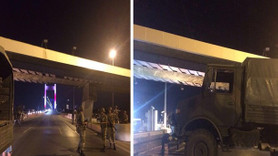 Jandarma İstanbul'da 2 köprüyü trafiğe kapattı