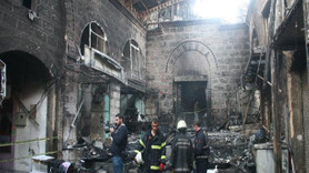 Yangının izleri siliniyor! Tarihi  Bursa Kapalı Çarşısı restore ediliyor