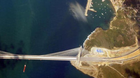 İşte binlerce metre yükseklikten Yavuz Sultan Selim Köprüsü!