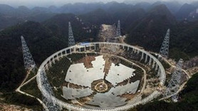 Dünya'nın en büyük radyo teleskobu Çin'de faaliyete geçti!