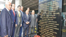 Atatürk Havalimanı saldırısında hayatını kaybedenlerin anısına anıt yapıldı