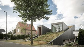 Belçika'da tasarlanan yeraltı evi göz kamaştırıyor