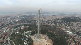 Çamlıca kulesinin son hali! 200 metre aşıldı!