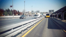 İBB'den metrobüs yoluna yeni bariyerler!