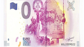 Karl Marx'ın 200. doğum günü için ‘0 Euro'luk banknot basıldı