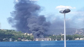 Beykoz Kundura Fabrikası'nda yangın