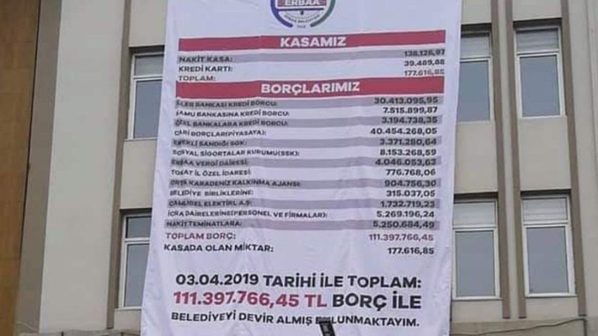MHP'li başkan AK Partili başkandan kalan borcu ifşa etti