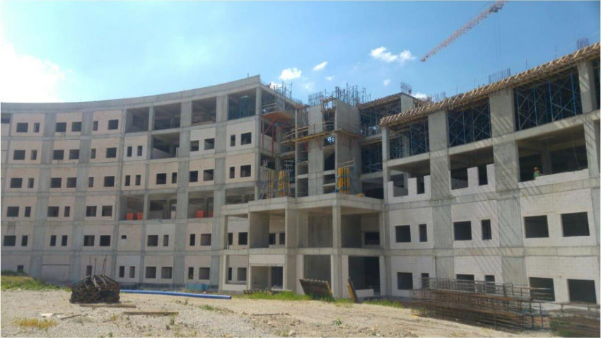 Mamak Devlet Hastanesi'nin inşaatı durdu