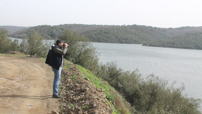 Alibeyköy Barajı'nda denetim yapıldı