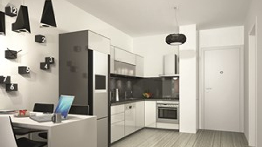 Stüdyo 24'ün banyo ve mutfaklarında italyan tasarımı