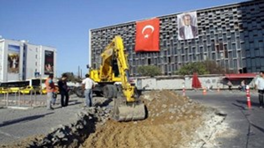 Taksim yayalaştırma projesi başladı!