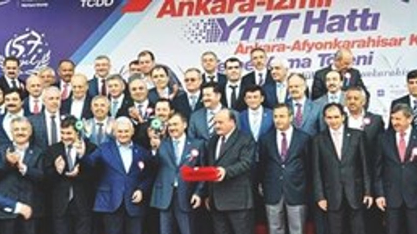 Ankara İzmir Yüksek Hızlı Tren'in temeli atıldı