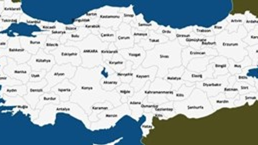 953 ilçe ve 34 bin köyün sınırları değişiyor