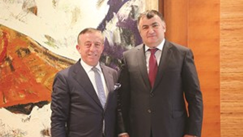 Dünya Ahıska Türkleri Birliği Başkanı Kassanov’dan Ağaoğlu’na ziyaret