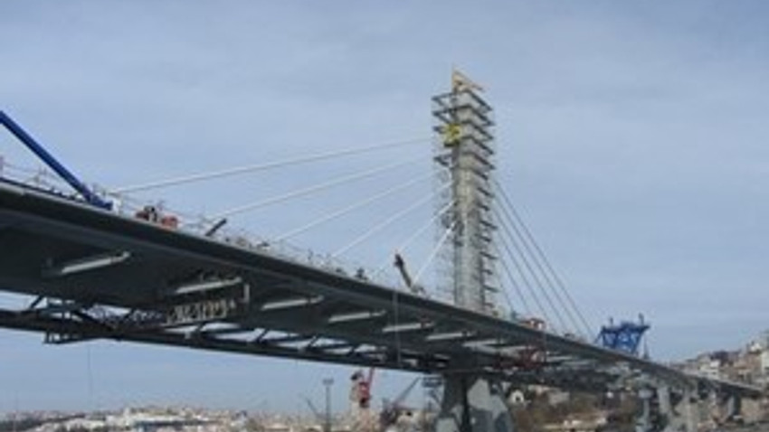 Haliç Metro köprüsünde test sürüşleri başladı