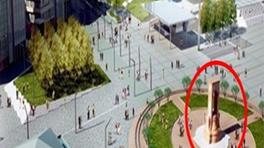 Yeni Taksim Meydanı'nda tepki çeken detay!