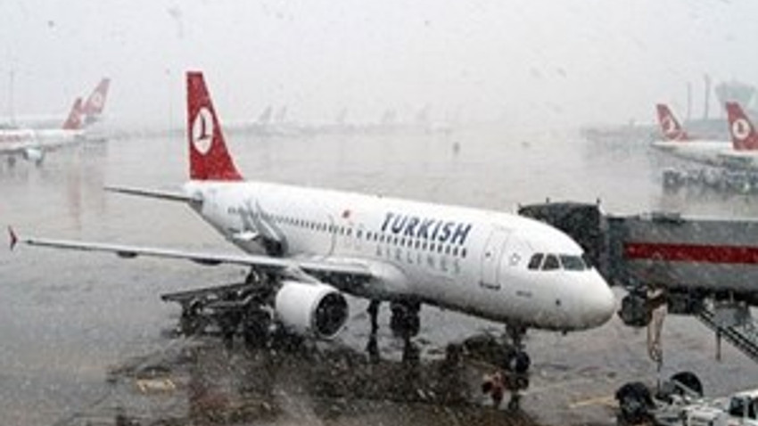Türk Hava Yolları'nda 25 sefer iptal edildi