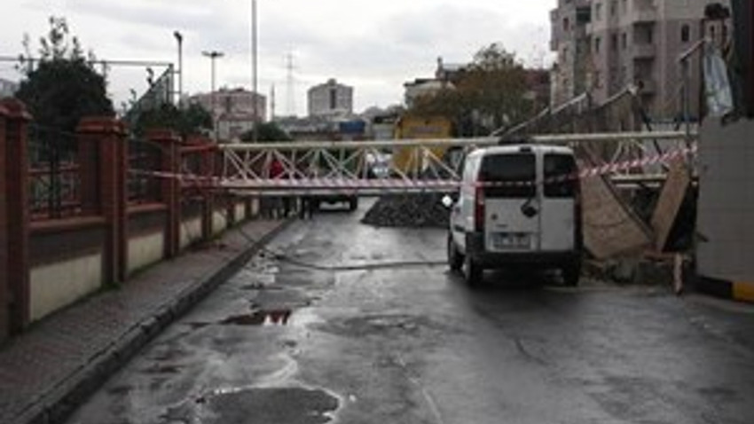 İstanbul'da vinç dehşeti