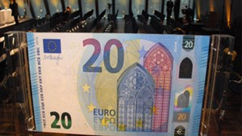Yeni 20 euro'luk banknot tanıtıldı!