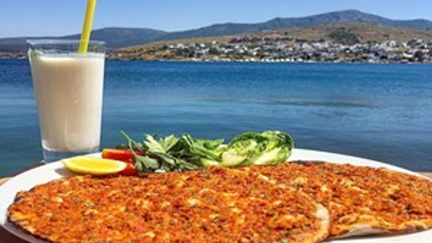 Lahmacun-ayran 70 lira