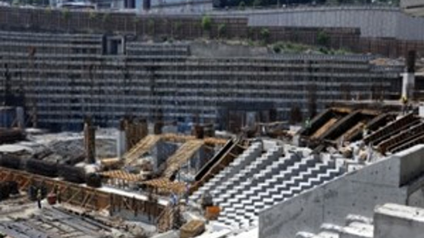 Vodafone Arena'da çalışmalar devam ediyor