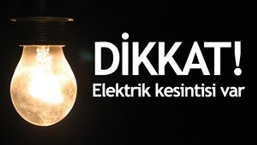 İstanbul'da 26 Ağustos'ta 6 ilçede elektrik kesintisi yaşanacak!