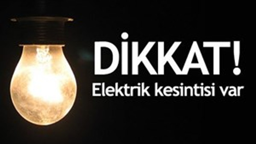 Anadolu Yakası'nda bazı ilçelere 7 Eylül'de elektrik verilemeyecek!