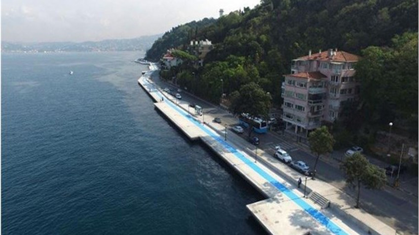 Beykoz yürüyüş yolu açıldı
