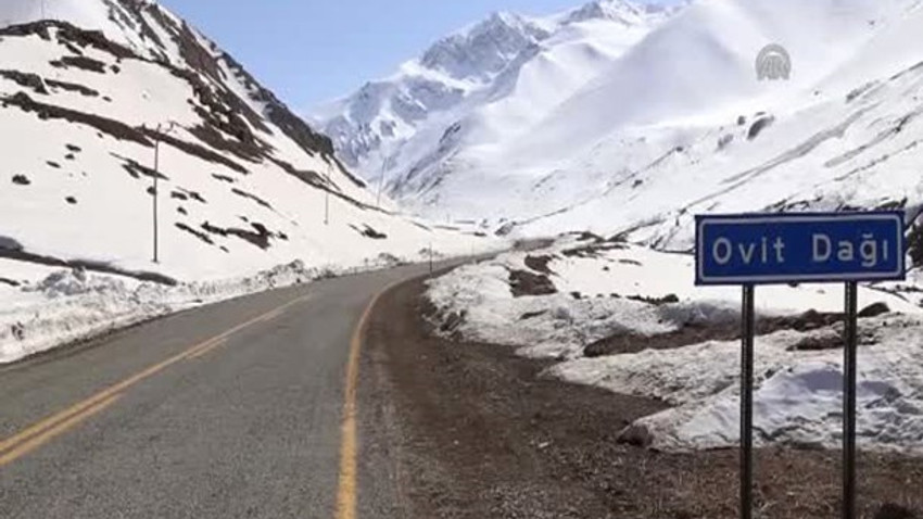 Ovit Dağı çığ tehlikesi nedeniyle ulaşıma kapatıldı