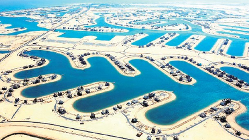 Kuveyt'te çölün ortasına yapılan Deniz Kenti sona yaklaşıyor