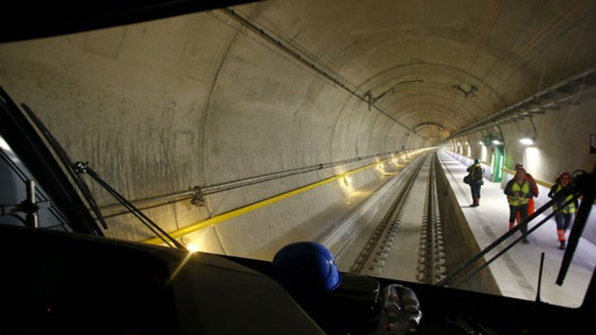 57 kilometrelik Dünya'nın en uzun tüneli yarın açılıyor!