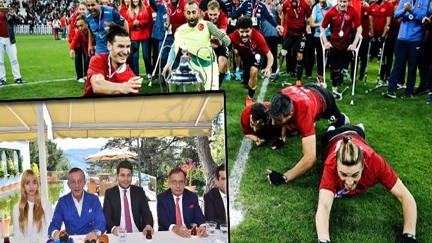 Ağaoğlu’ndan Ampute Milli Futbol Takımı’na büyük Jest