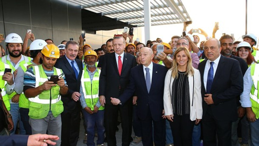 Erdoğan Kuveyt Havalimanı'nı inceledi!